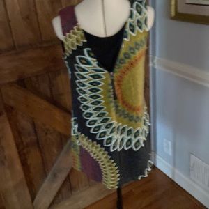 Womens Aryeh Tank Sleeveless Sweater Pullover Dress Green size M